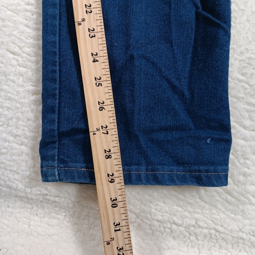 Vintage 70s Wrangler Jeans Mens 34x30 (31x29) Blue Denim Straight Cowboy Rodeo - Picture 9 of 11